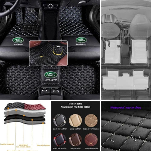 For Land Rover Range Rover Car Floor Mats Custom All Weather Waterproof Carpets - Bild 30 von 37