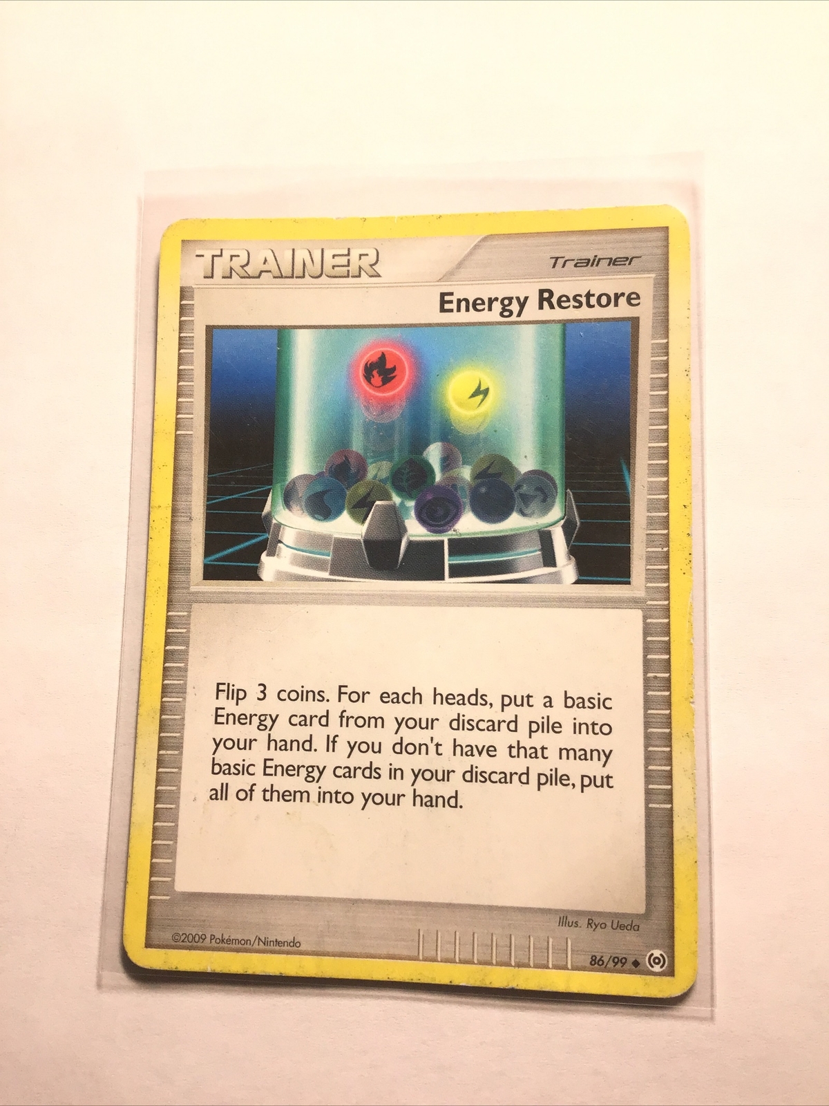 ENERGY RESTORE - 86/99 - Arceus - Pokemon Card - HP
