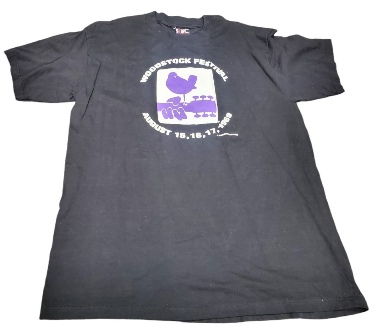 Vintage Woodstock 1969 TShirt Mens XL 80s 90s Repop Giant Cotton 