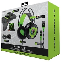 Bionik Pro Kit Xbox Series X/S RGB Headset Charge Base 2x Battery Pack USB Cable