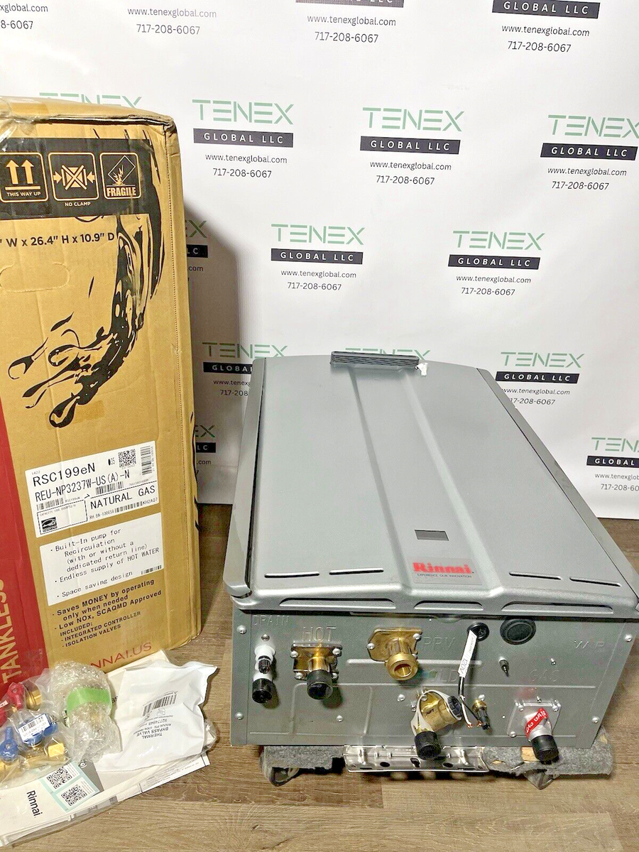 Rinnai RSC199eN Outdoor Tankless Water Heater Natural Gas 199K BTU