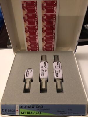 IPS e.max MT CAD MT BL4 CEREC/inLab (HT) Hochtransluzenz Blöcke Größe C14 5er-Pack