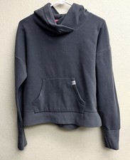 VSX Victorias Secret Sport Fleece Hoodie Womens Size Medium Grey