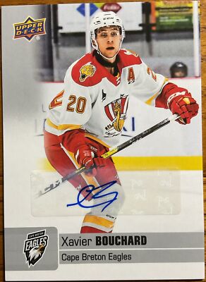 2019-20 Upper Deck CHL Autographs Yan Aucoin #14 Acadie-Bathurst Titan