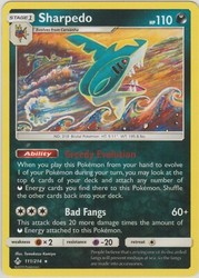 Sharpedo 111/214 Sun & Moon Unbroken Bonds Rare