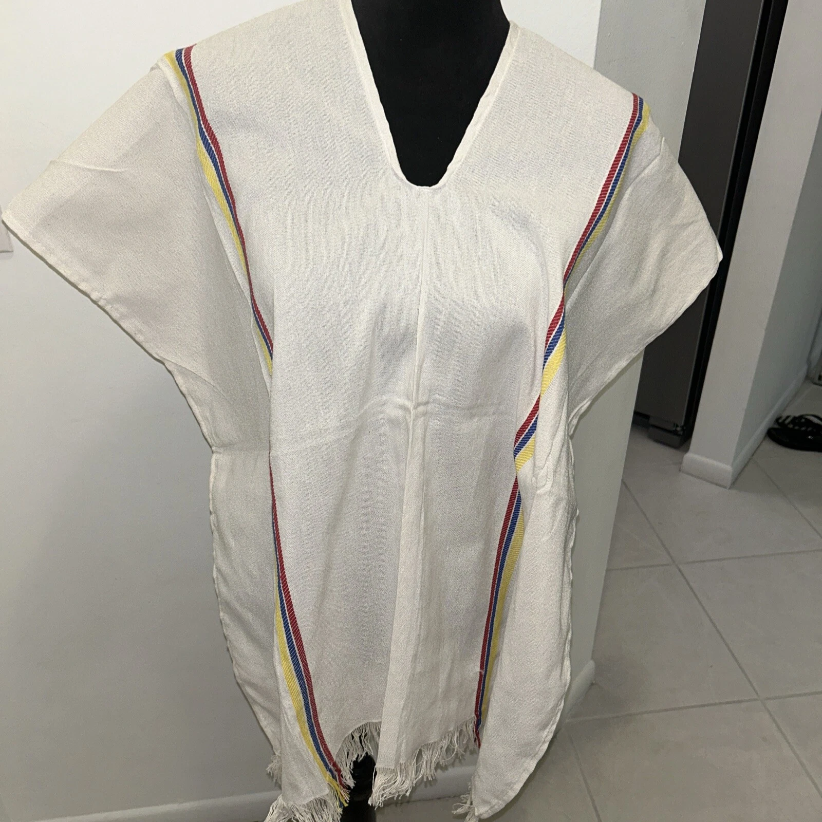 Unisex Colombian Poncho Multicolor Adult size,