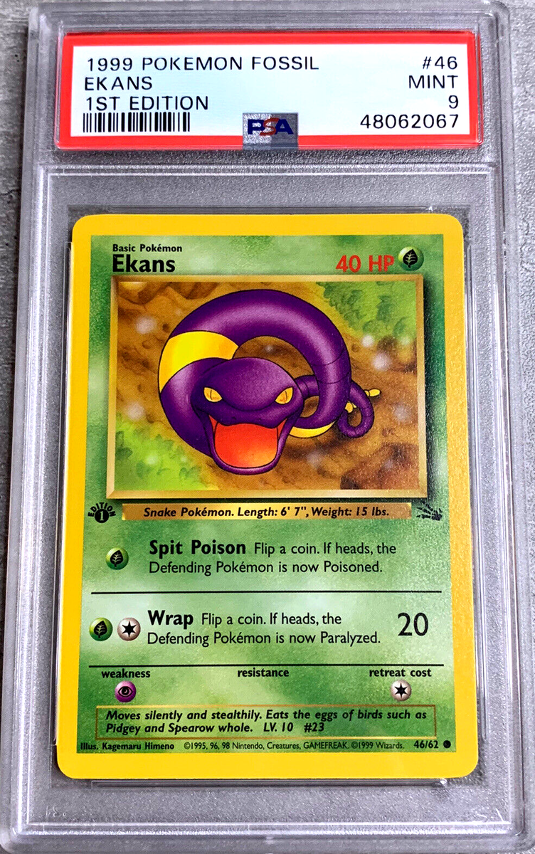 ekans pokemon card price - (66) Listed cards may have imperfections. Pokemon EX Sandstorm Common Ekans