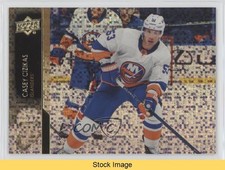 2021-22 Upper Deck Series 2 Speckled Rainbow Foil Casey Cizikas #364 READ o1h