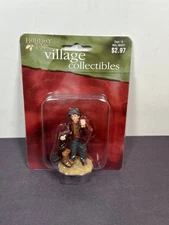 Holiday Time VILLAGE COLLECTIBLES Figure Christmas Set Dept 18 Lemax Style K1293
