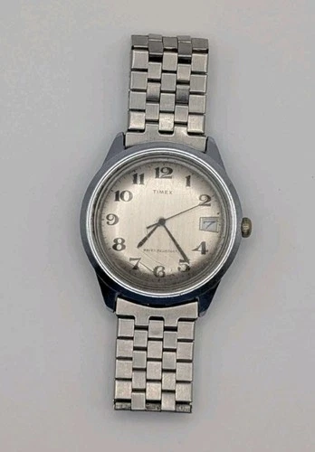 Vintage Timex Marlin Men's 27718-10579 Windup Mechanical Watch-Runs & Keeps Time