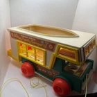 Vintage Fisher Price Little People Play Family Camper RV w/ Truck No Boat #994