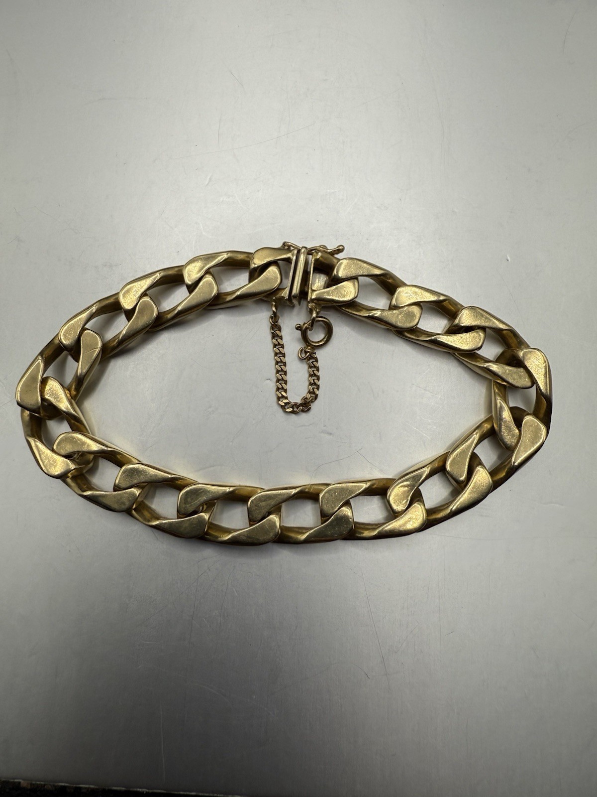 Men’s Solid 14k Gold Bracelet - image 5