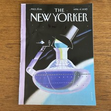 New Yorker 2025 April 14~Zooming In~Eustace Tilley~space station~Innovation~Tech
