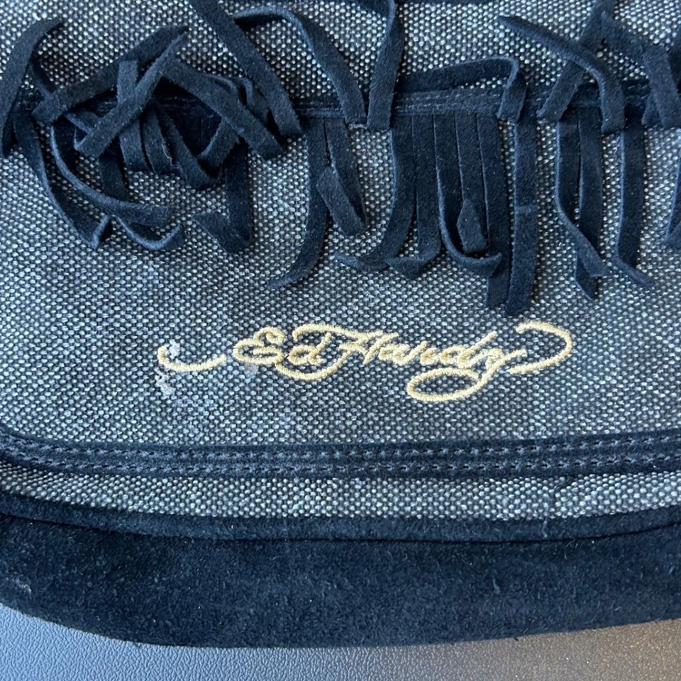 Bolso lateral de cuero resistente Ed PREMIUM Bolso con flecos occidentales Foto 3 de 4