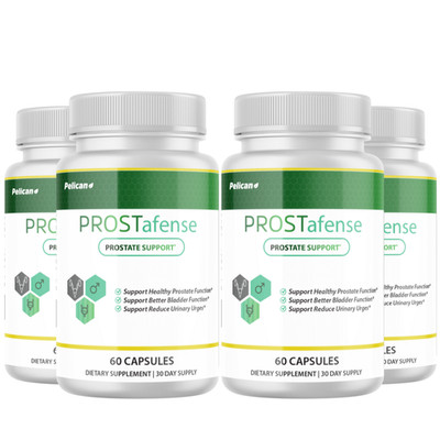 PROSTafense- Prostate Support- 4 Bottles- 240 Capsules