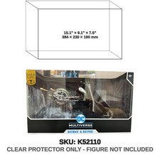 Protector For McFarlane Batman DC Multiverse Batman & Batpod Gold Label Colle...