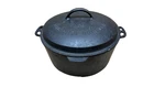 Vintage Wagner Ware Drip Drop Roaster No 9 Cast Iron Dutch Oven Pot With Lid