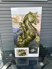 First 4 Figures Link on Horseback BRONZE TOTK Legend of Zelda F4F New