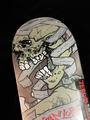 Planche De Skate Zéro Adrian Lopez Pro Model SIGNÉE - 8.25 Pouces, Noir, Œuvre D'Art En Planche
