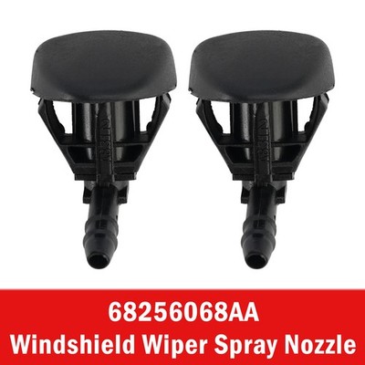 2 Pcs Windshield Wiper Spray Nozzle für Jeep Renegade 2015-2020 68256068AA