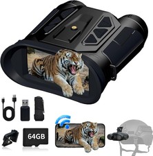 Night Vision Goggles- 4K Binoculars for Adults with WiFi, 64GB...