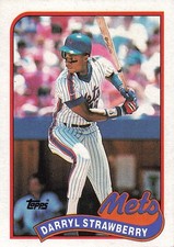 1989 Topps #300 Darryl Strawberry, NM