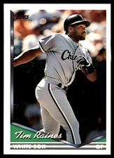 Tim Raines 1994 Topps #243 Chicago White Sox MLB READ FREE SHIPPING AutographDen