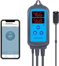 Inkbird 2.4G WiFi Humidity Controller Humidistat IHC-200 Humid Remote Control UK