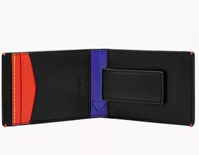 Superman x Fossil DERRICK Sliding 2-in-1 Money Clip Bi-Fold Wallet – NEW F/S JP - Image 3 of 4