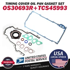 For Chevrolet GMC Buick - Timing Cover Oil Pan Gasket Kit OEM TCS45993/OS30693R