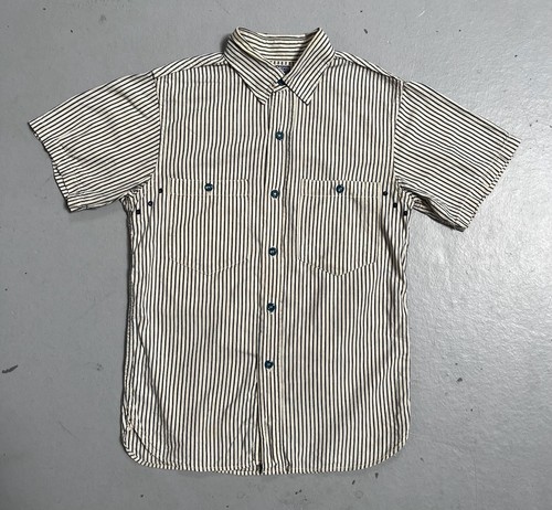 The Real McCoys Hickory Stripe Selvedge Work Shirt Made In Japan 14 (XS-S)