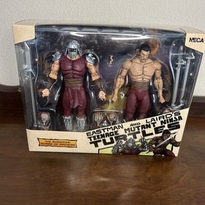 NECA Eastman & Lairds TMNT Shredder  Worms Of Madness 2 Pack  Action Figures New