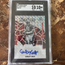 2020 Panini Mosaic Scripts Curley Culp Auto Issue - #S17 SGC 10 AUTO 10 RARE🔥🔥