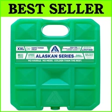 Portable Alaskan Ice Packs - Xx-large 10 lbs, Keeps Food Cooler Without Freezing