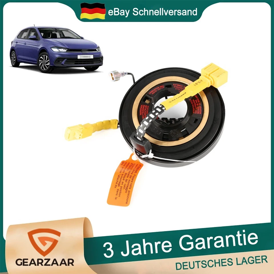 Schleifring Wickelfeder Airbag 1H0959653E Für VW Golf 3 Polo 6N Lupo Passat Seat