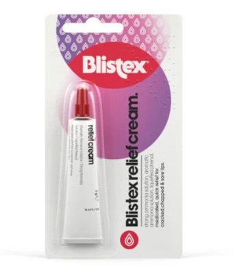 Blistex Relief Cream 5g Quick Relief for Cracked,Chapped & Sore Lips