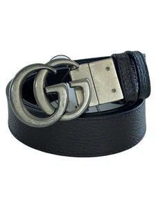 Ceinture GUCCI GG marmont cuir marron homme occasion