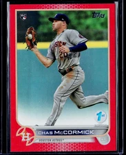 2022 Topps 1st Edition #135 Chas McCormick Red /50 H1