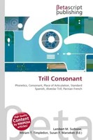 Lambert M. Surhone (U. A.) | Trill Consonant | Taschenbuch | Englisch (2026)
