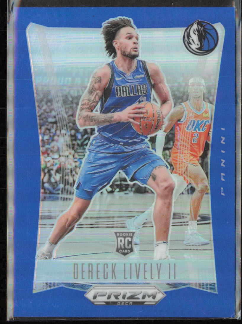 2023-24 Panini Prizm Deca #96 Dereck Lively II Blue Prizm Rookie #/149