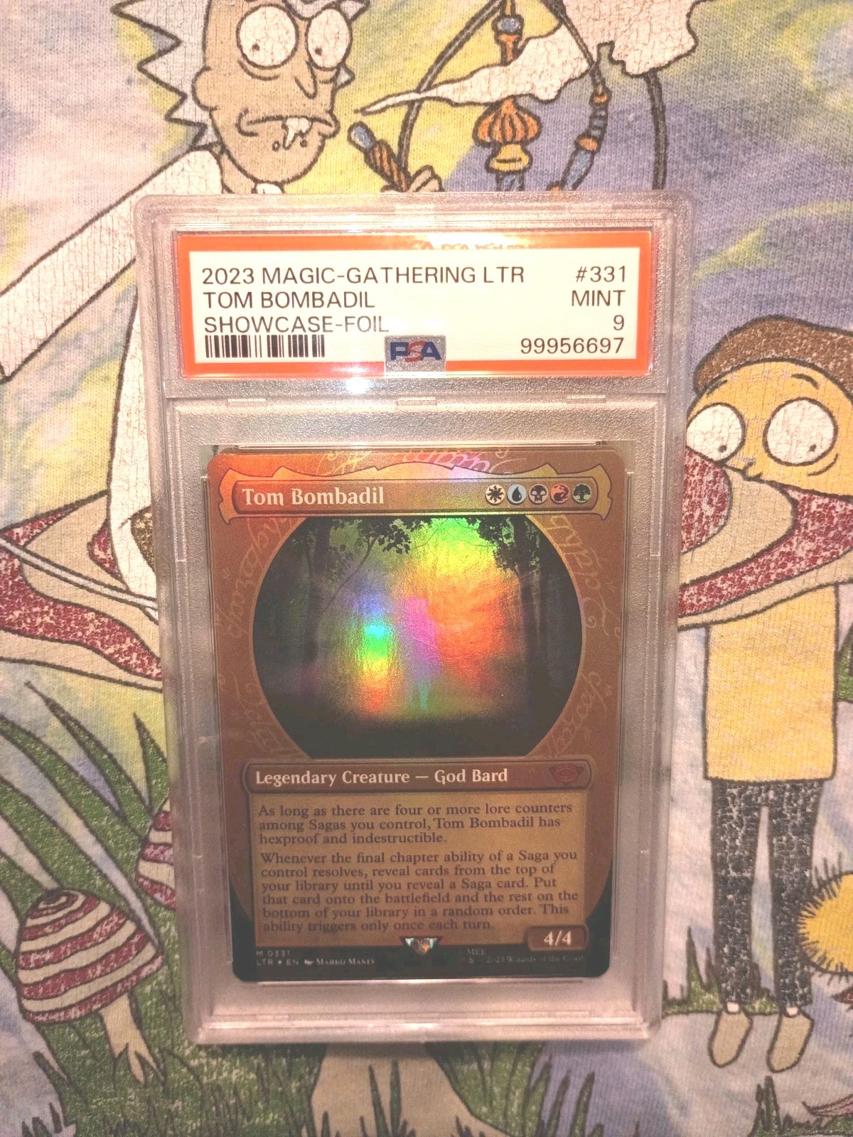 MTG Tom Bombadil Showcase Foil The Lord of the Rings PSA 9 LOTR LTR 331