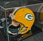 Brett Favre Signed Green Bay Packers Riddell Full Size Display Helmet Auto COA