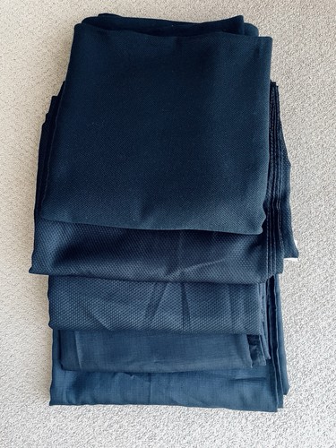 Lot of 5 Very Large Event Party Banquet Tablecloth Black Various Sizes Rectangle - Picture 6 of 6