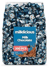 Milklicious Milk Chocolate, 2 LB Pack, Approx. 200 Pieces - Individually...