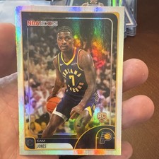 Topps NBA Hoops 2025-26 Rookie Kam Jones #12 Indiana Pacers Basketball Card