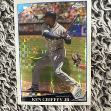 2009 Topps Chrome X-Fractor Ken Griffey Jr #10 Seattle Mariners Baseball Card