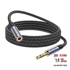 3.5mm Extension Cable Audio Male to Female Stereo 3.28FT/1Meter Black
