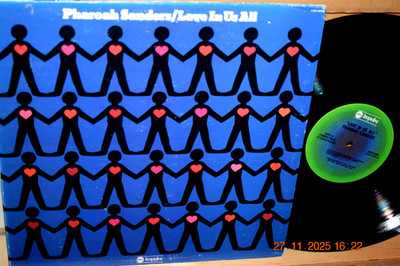 PHAROAH SANDERS: LOVE IN US ALL US 1st PRESS 1974 IMPULSE ASD 9280 OIS QUADRO NM