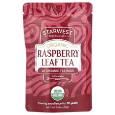 Organic Raspberry Leaf Tea, 20 Tea Bags, 1.04 oz 30 g