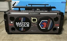 Bumpboxx Flare8 Pro Retro Portable Bluetooth Speaker Matco Tools Black